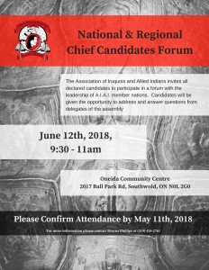 National & RegionalChief Candidates Forum V3